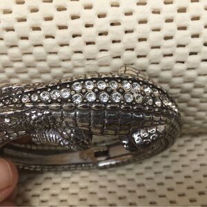 Brighton alligator bracelet with diamonds